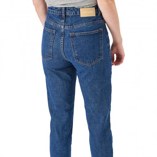 24 COLOURS HIGH WAIST MOM JEANS ORG COT ΓΥΝΑΙΚΕΙΟ
