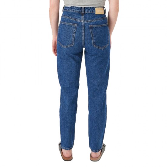 24 COLOURS HIGH WAIST MOM JEANS ORG COT ΓΥΝΑΙΚΕΙΟ