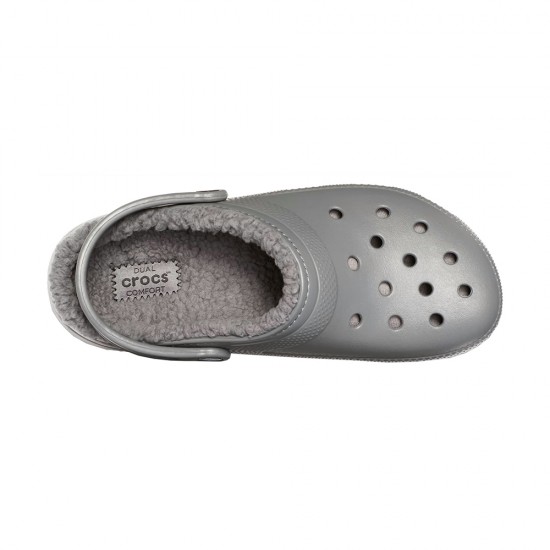 CROCS CLASSIC LINED CLOG SLATE GREY/SMOKE