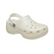 CROCS CLASSIC PLATFORM GLITTER CLOG W CROCS CLASSIC PLATFORM GLITTER CLOG W