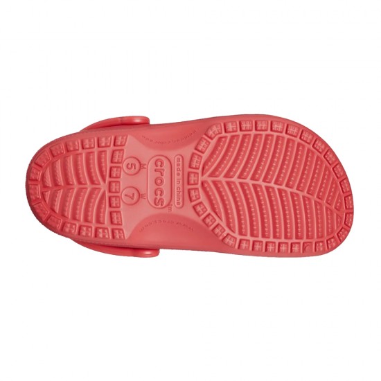 CROCS CLASSIC CLOG UNISEX VARSITY RED