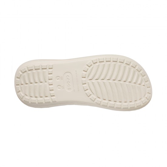 CROCS CLASSIC CRUSH SANDAL BONE