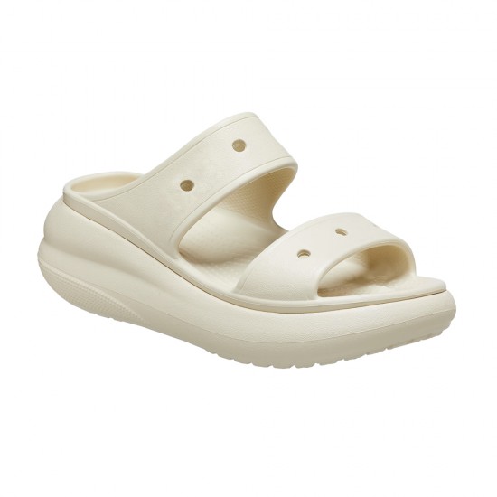 CROCS CLASSIC CRUSH SANDAL BONE