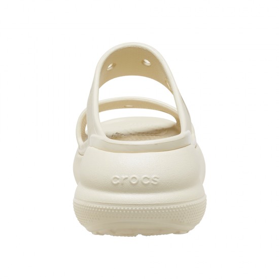 CROCS CLASSIC CRUSH SANDAL BONE