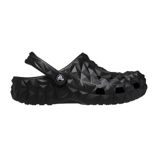 CROCS CLASSIC GEOMETRIC CLOG BLACK