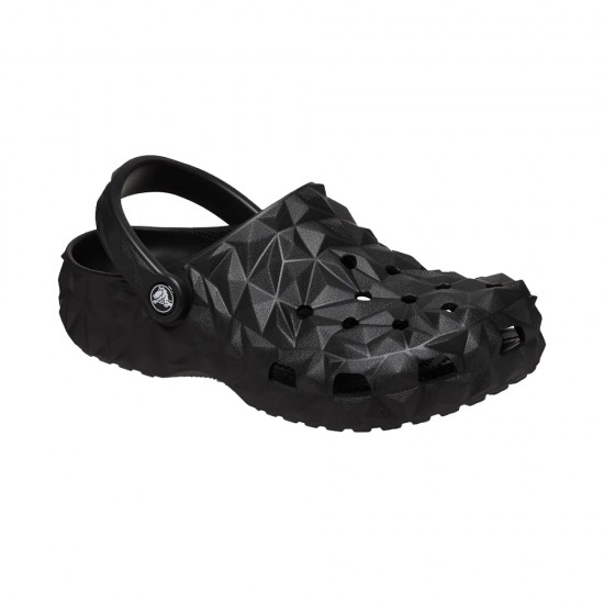 CROCS CLASSIC GEOMETRIC CLOG BLACK