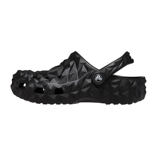 CROCS CLASSIC GEOMETRIC CLOG BLACK