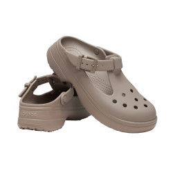 CROCS CLASSIC MARY JANE CLOG TAUPE