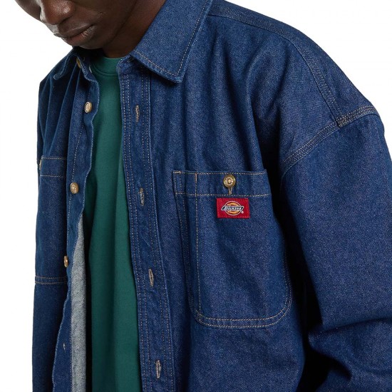 DICKIES MECHANIC DENIM SHIRT RAW ΠΟΥΚΑΜΙΣΟ ΑΝΔΡΑΣ