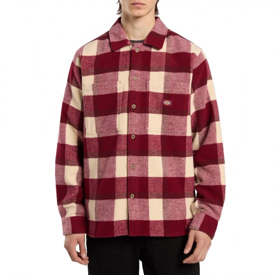 DICKIES PLAID COALING LS SHIRT