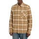 DICKIES FOREST CHECK SHIRT WOOD ASH