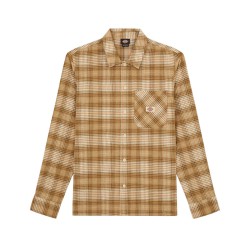 DICKIES FOREST CHECK SHIRT WOOD ASH