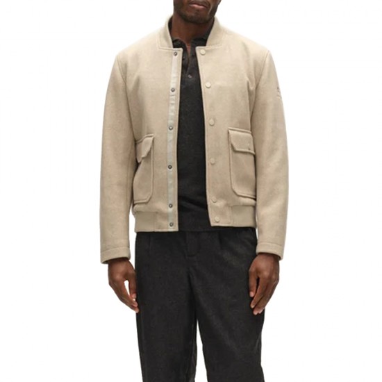 GABBA GABMATHEO PLAIN BOMBER JACKET ΑΝΔΡΑΣ