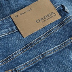 GABBA ATHEN F1010 DARK BLUE DENIM ΠΑΝΤΕΛΟΝΙ ΑΝΔΡΑΣ