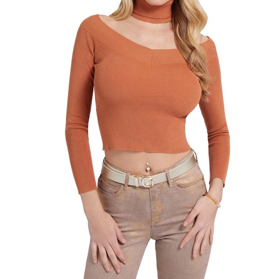 GUESS LS OFF SHOULDER KAMIA RI SWTR ΠΛΕΚΤΟ ΓΥΝΑΙΚΑ GUESS LS OFF SHOULDER KAMIA RI SWTR ΠΛΕΚΤΟ ΓΥΝΑΙΚΑ