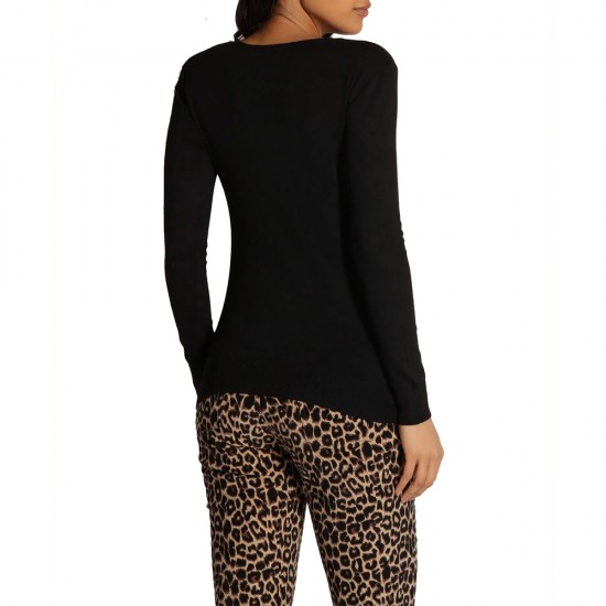 GUESS PASCALE VN LS SWEATER ΠΛΕΚΤΟ ΓΥΝΑΙΚΑ GUESS PASCALE VN LS SWEATER ΠΛΕΚΤΟ ΓΥΝΑΙΚΑ
