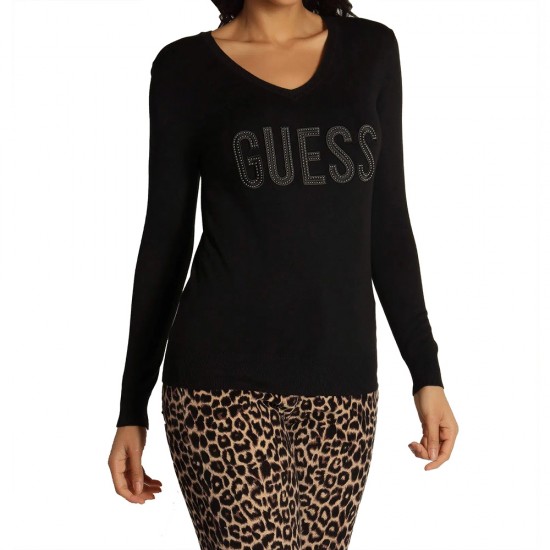 GUESS PASCALE VN LS SWEATER ΠΛΕΚΤΟ ΓΥΝΑΙΚΑ GUESS PASCALE VN LS SWEATER ΠΛΕΚΤΟ ΓΥΝΑΙΚΑ