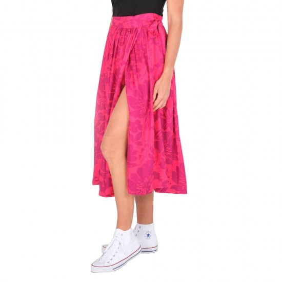 HURLEY MIDI WRAP SKIRT ΦΟΥΣΤΑ ΓΥΝΑΙΚΑ HURLEY MIDI WRAP SKIRT ΦΟΥΣΤΑ ΓΥΝΑΙΚΑ