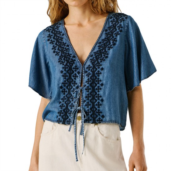 PEPE JEANS CLEO TENCEL SHIRT ΠΟΥΚΑΜΙΣΟ ΓΥΝΑΙΚΕΙΟ PEPE JEANS CLEO TENCEL SHIRT ΠΟΥΚΑΜΙΣΟ ΓΥΝΑΙΚΕΙΟ