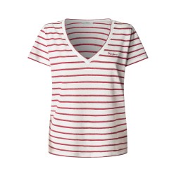 PEPE JEANS MEGAN V NECK STRIPED ΜΠΛΟΥΖΑ ΓΥΝΑΙΚΕΙΟ