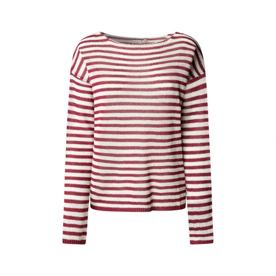 PEPE JEANS KALUA STRIPE ΠΛΕΚΤΟ ΓΥΝΑΙΚΕΙΟ PEPE JEANS KALUA STRIPE ΠΛΕΚΤΟ ΓΥΝΑΙΚΕΙΟ