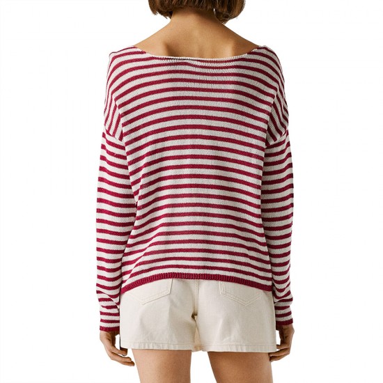 PEPE JEANS KALUA STRIPE ΠΛΕΚΤΟ ΓΥΝΑΙΚΕΙΟ PEPE JEANS KALUA STRIPE ΠΛΕΚΤΟ ΓΥΝΑΙΚΕΙΟ