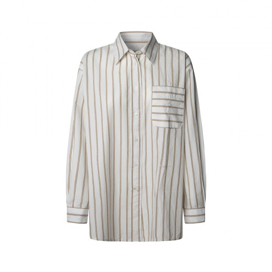 PEPE JEANS LINA SHIRT ΠΟΥΚΑΜΙΣΟ ΓΥΝΑΙΚΕΙΟ
