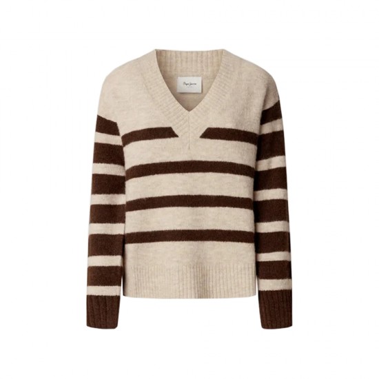 PEPE JEANS CECIL STRIPE ΠΛΕΚΤΟ ΓΥΝΑΙΚΕΙΟ PEPE JEANS CECIL STRIPE ΠΛΕΚΤΟ ΓΥΝΑΙΚΕΙΟ