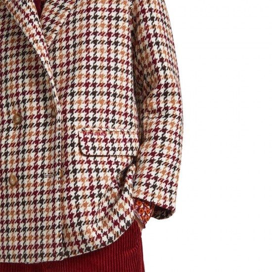 PEPE JEANS ROMINA CHECK ΠΑΛΤΟ ΓΥΝΑΙΚΕΙΟ PEPE JEANS ROMINA CHECK ΠΑΛΤΟ ΓΥΝΑΙΚΕΙΟ