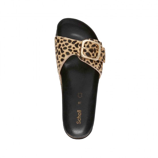 SCHOLL KATHLEEN EVA SANDAL LEOPARD ΓΥΝΑΙΚΕΙΟ