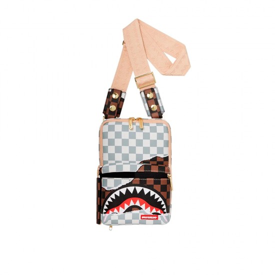 SPRAYGROUND BROWN TEAR AWAY SLING ΤΣΑΝΤΑ SPRAYGROUND BROWN TEAR AWAY SLING ΤΣΑΝΤΑ