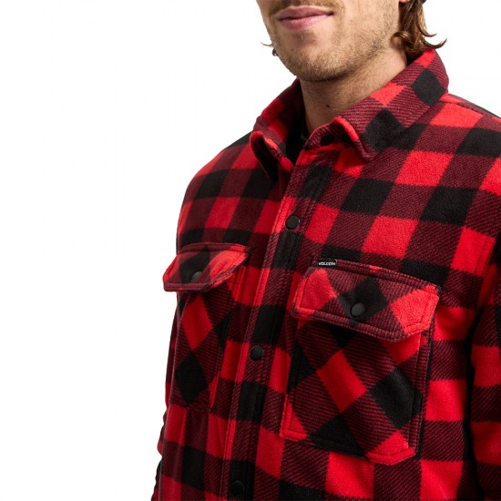 VOLCOM BOWERED FLEECE LS ΠΟΥΚΑΜΙΣΟ ΑΝΔΡΑΣ