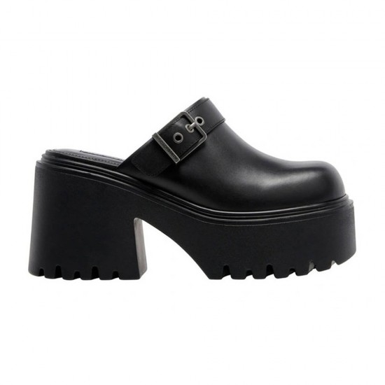WINDSOR SMITH LUCK MULES BLACK