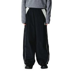 WOODBIRD WBPoke Sport Pants BLACK-OFF WHITE FEMALE