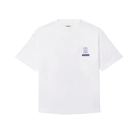 WOODBIRD WBBalo Tiger Tee WHITE FEMALE WOODBIRD WBBalo Tiger Tee WHITE FEMALE