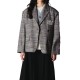 WOODBIRD WBYun Check Blazer BLACK-GREY FEMALE