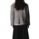 WOODBIRD WBYun Check Blazer BLACK-GREY FEMALE