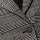 WOODBIRD WBYun Check Blazer BLACK-GREY FEMALE