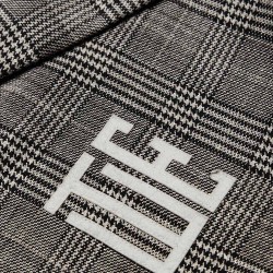 WOODBIRD WBYun Check Blazer BLACK-GREY FEMALE