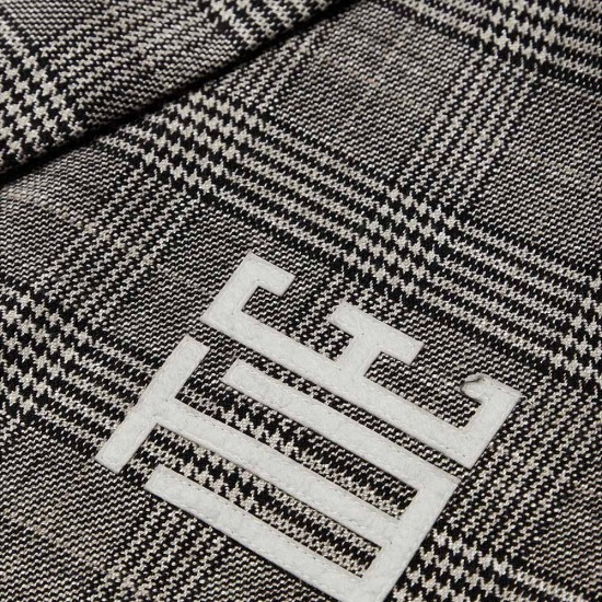 WOODBIRD WBYun Check Blazer BLACK-GREY FEMALE