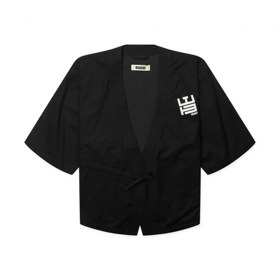 WOODBIRD WBStill Kimono Jacket BLACK FEMALE