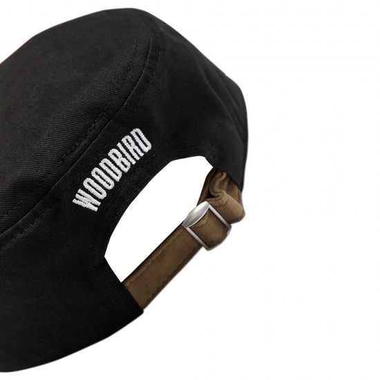 WOODBIRD WBYin Pillbox Cap BLACK