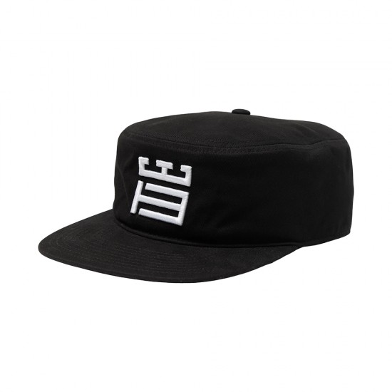 WOODBIRD WBYin Pillbox Cap BLACK