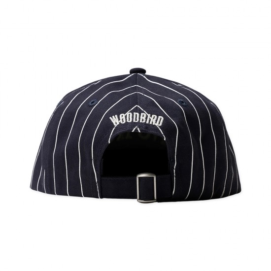 WOODBIRD WBChuck Stripe HK Cap NAVY-WHITE