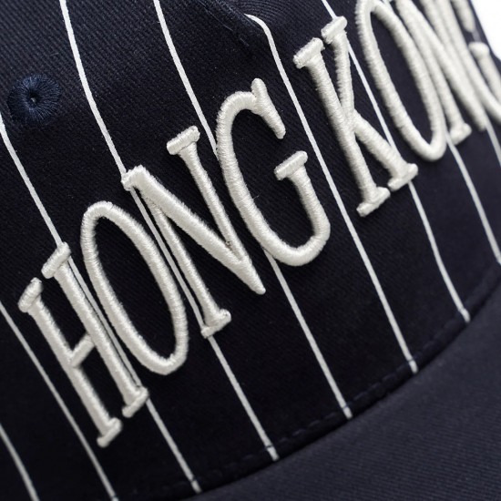WOODBIRD WBChuck Stripe HK Cap NAVY-WHITE