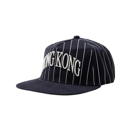 WOODBIRD WBChuck Stripe HK Cap NAVY-WHITE