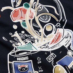 WOODBIRD  WBBaine Cook Tee DARK NAVY