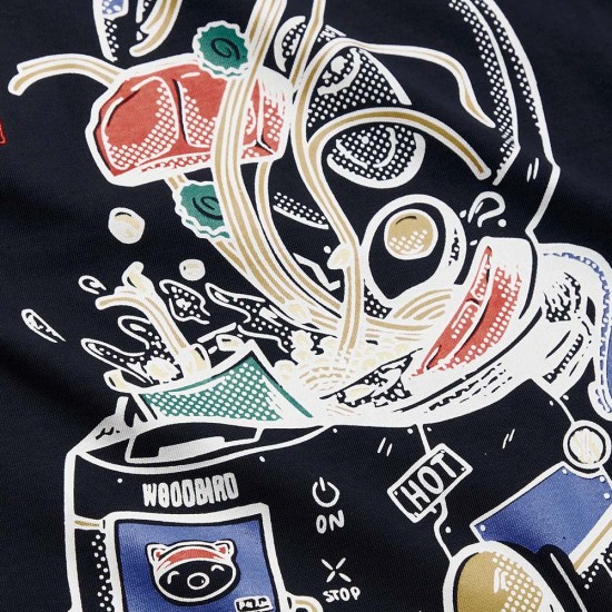 WOODBIRD WBBaine Cook Tee DARK NAVY WOODBIRD WBBaine Cook Tee DARK NAVY