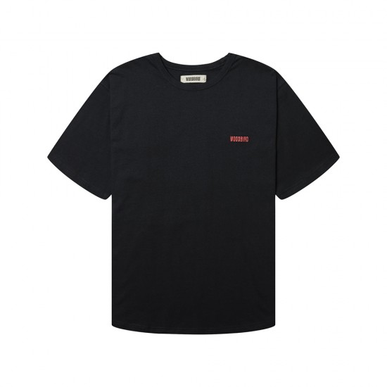 WOODBIRD WBBaine Mono Tee BLACK WOODBIRD WBBaine Mono Tee BLACK