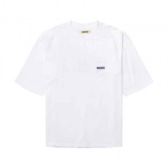 WOODBIRD WBBlake HK Home Tee WHITE WOODBIRD WBBlake HK Home Tee WHITE